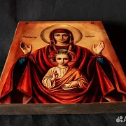 На память: Икона. Богоматерь "Знамение" — фотография 5