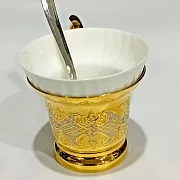 Кофейная чашка "Узор".№3 Златоуст — оригинальный подарок — фотография 4