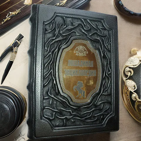 На память: Лошадиная энциклопедия Невзорова в кожаном переплёте — книга